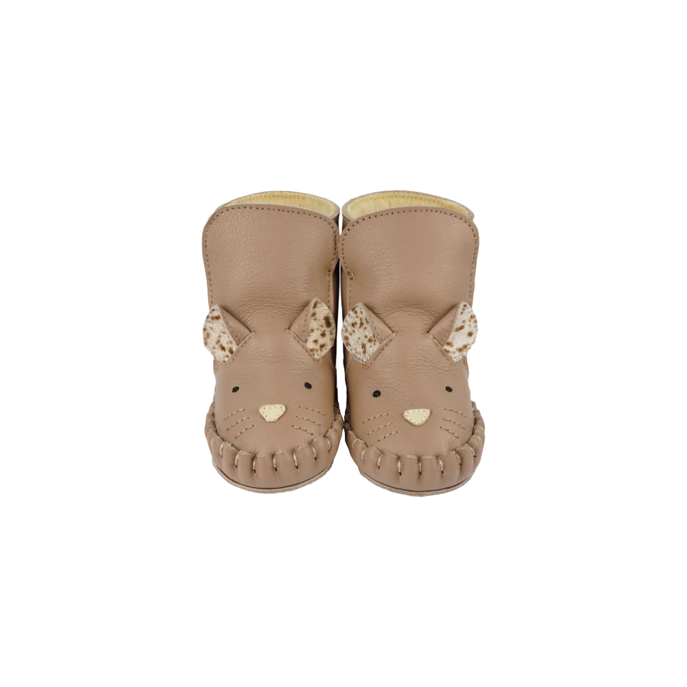 Kapi Exclusive Booties | Mouse | Praline Leather