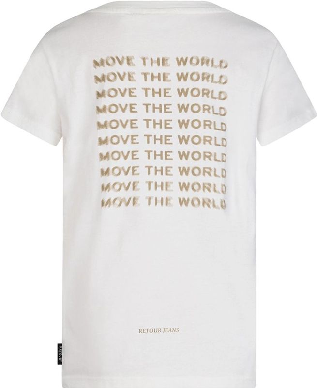 Retour Jeans - T-Shirt - Ecru - Katoen