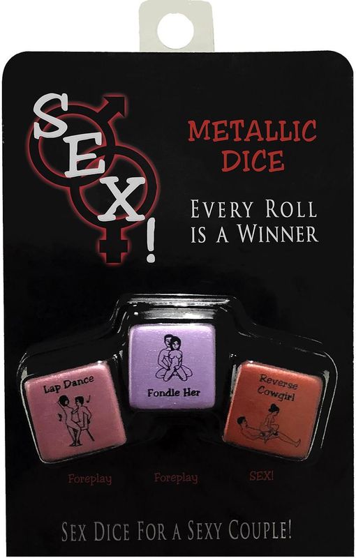 Dobbelstenen Sex! Metallic Dice