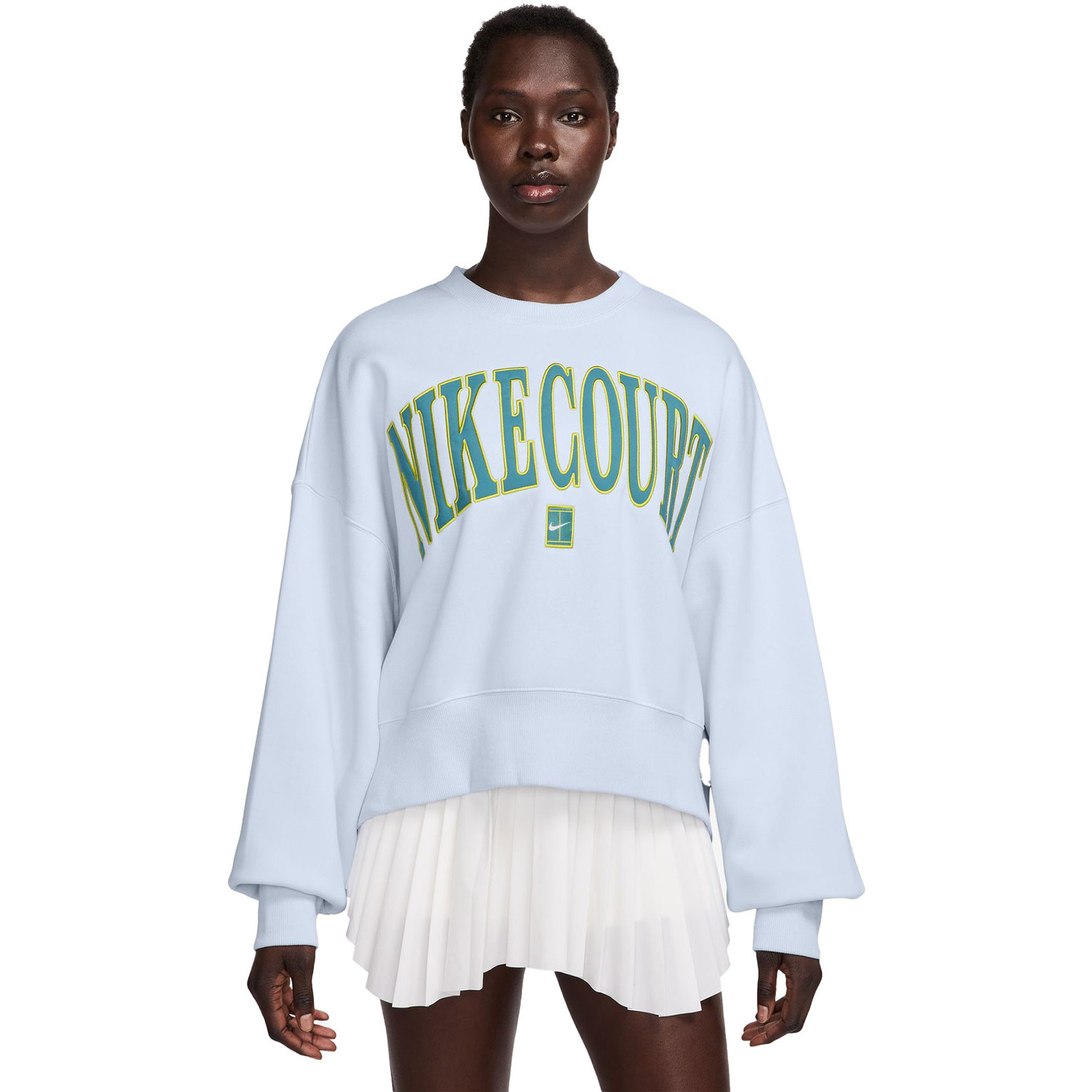 Nike Court Heritage Double Oversized Crewneck
