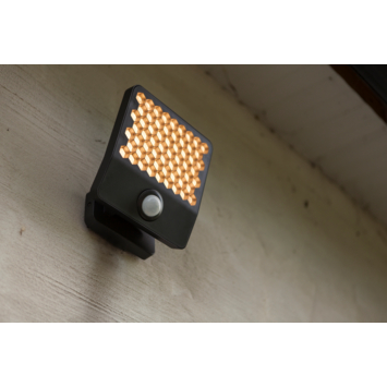 LUTEC wandlamp Atlantis donkergrijs 24W met bewegingssensor