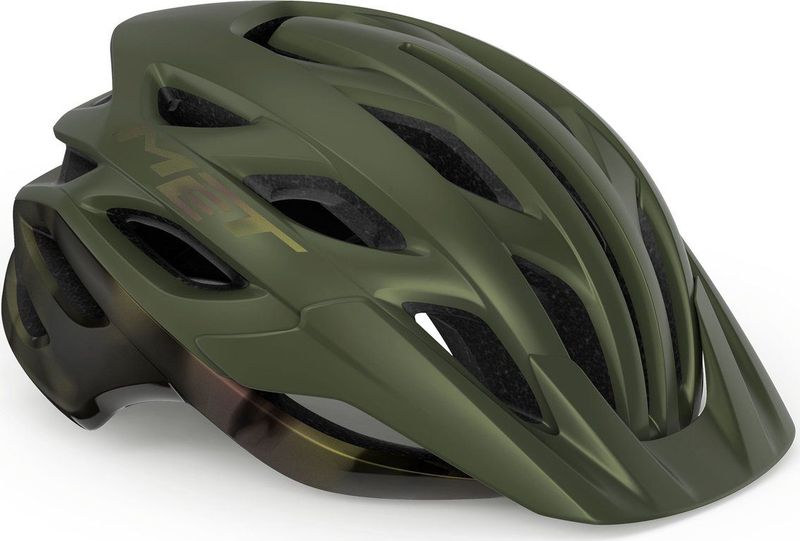 MET - Veleno - Fietshelm - Olive Iridescent Matt - Voor Mannen en Vrouwen