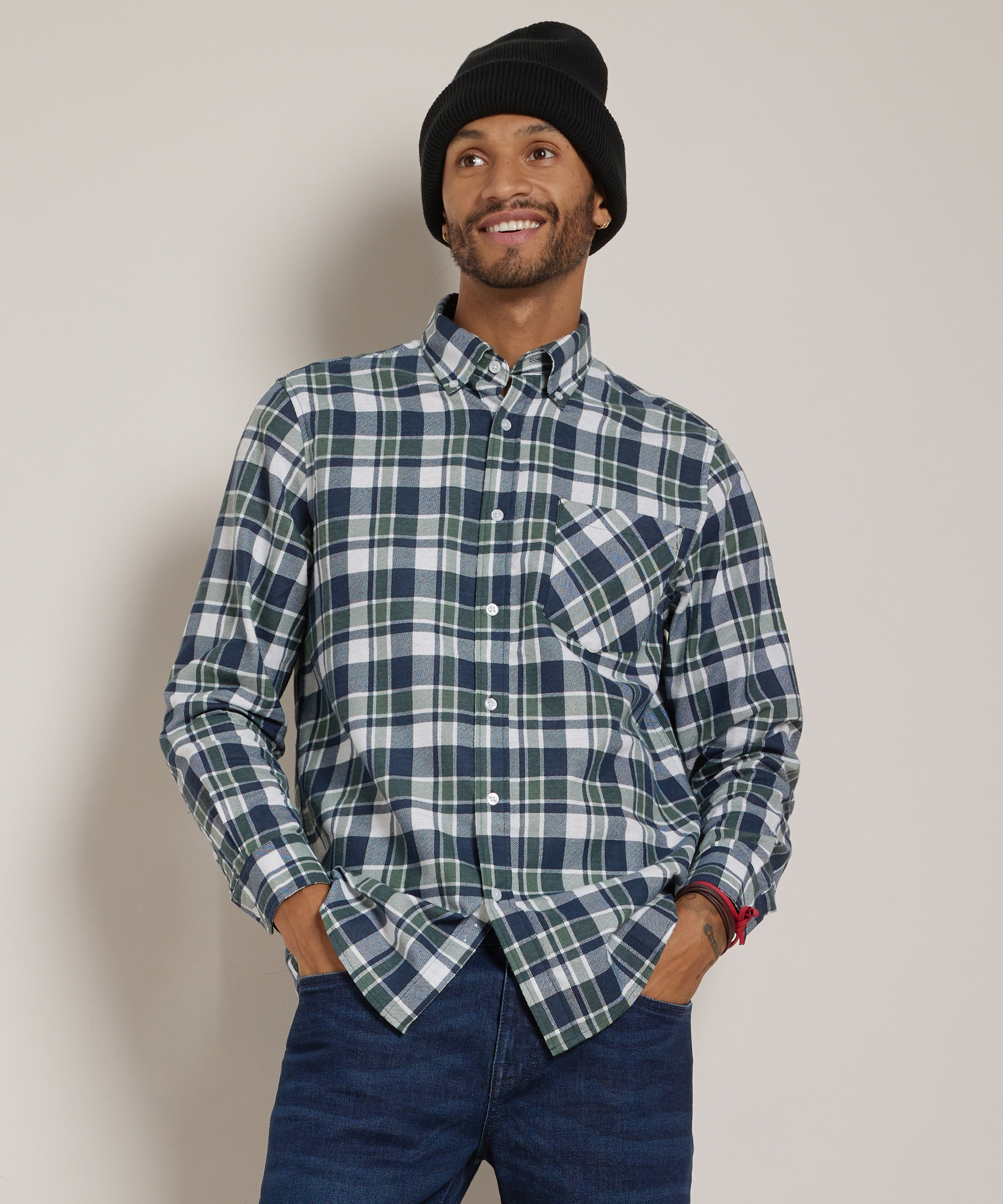 flanel overhemd