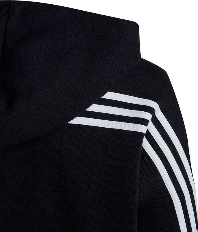 adidas Sportswear Future Icons 3-Stripes Ritsjack met Capuchon - Kinderen - Zwart