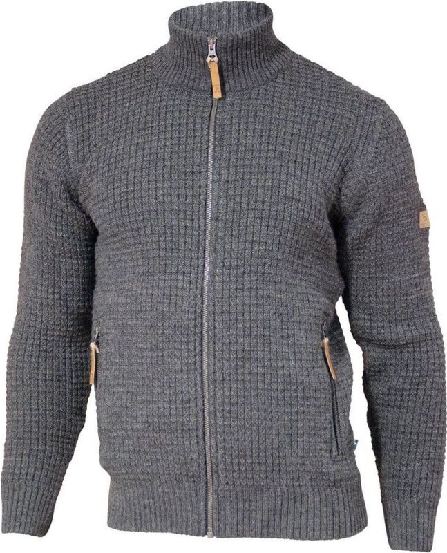 Ivanhoe of Sweden Moritz Full Zip Wollen vest (Heren |grijs)