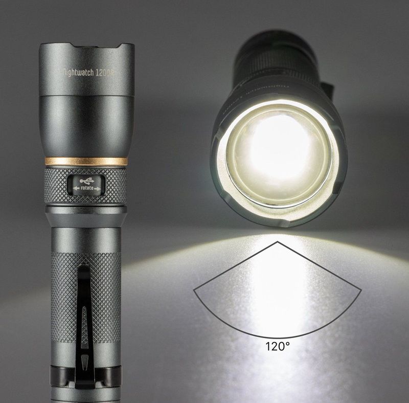 Zaklamp - Oplaadbaar - LED - IPX7 Waterdicht - Dimbaar
