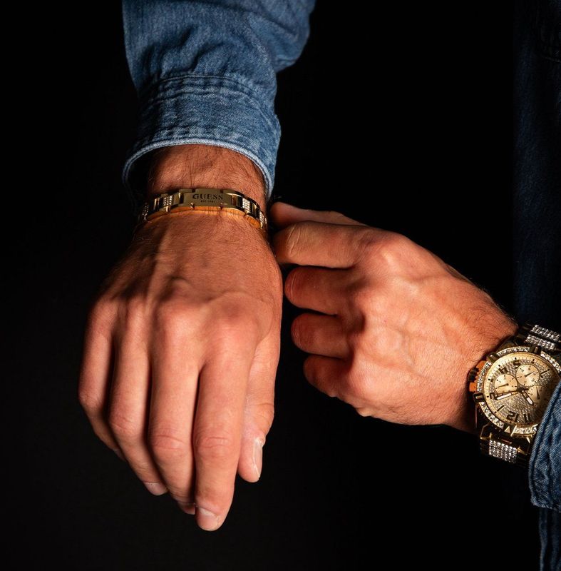 GUESS - Frontiers - Armband - Goud - RVS