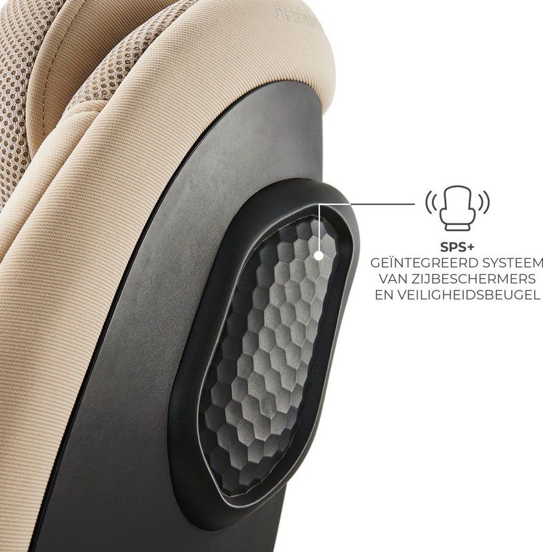 Kinderkraft - XPEDITION 3 i-Size - Autostoel - Beige - 40-150 cm - 360° draaibare base - RWF tot 22 kg - ISOFIX