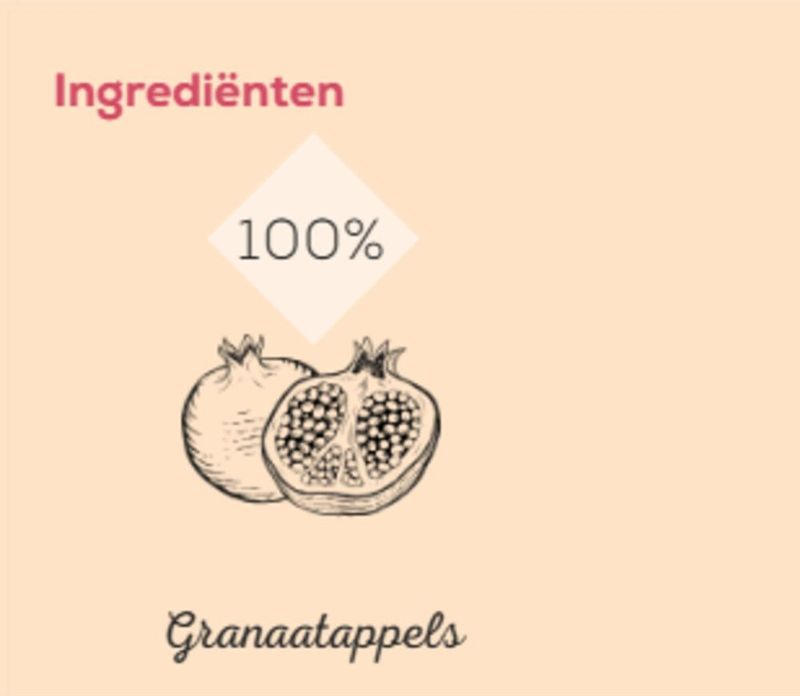Schulp - Granaatappelsap Puur - Biologisch - 6 x 0,75 liter