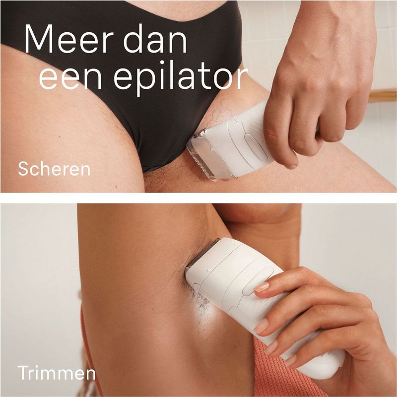 Braun Silk·épil 7 - Epilator - Wit/Flamingo - Draadloos - MicroGrip Technologie