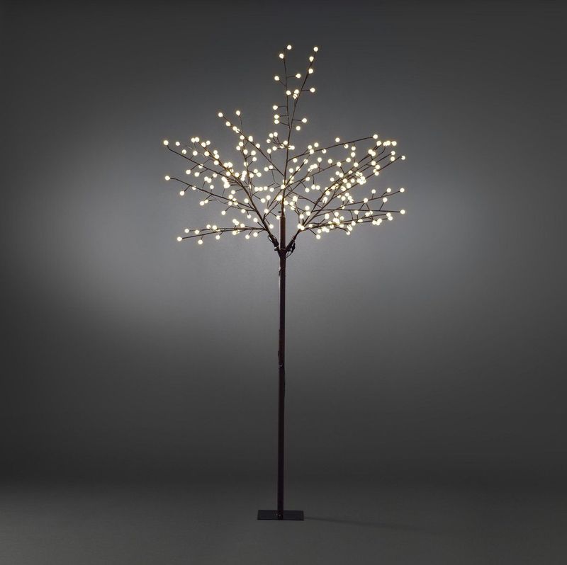 Konstsmide LED Lichtboom Lichttak - 250 cm - Bruin, warm wit - 24V