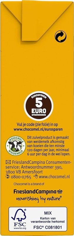 Chocomel Chocolademelk Drinkpakjes Mini Vol - 5 x 6 x 200 ml