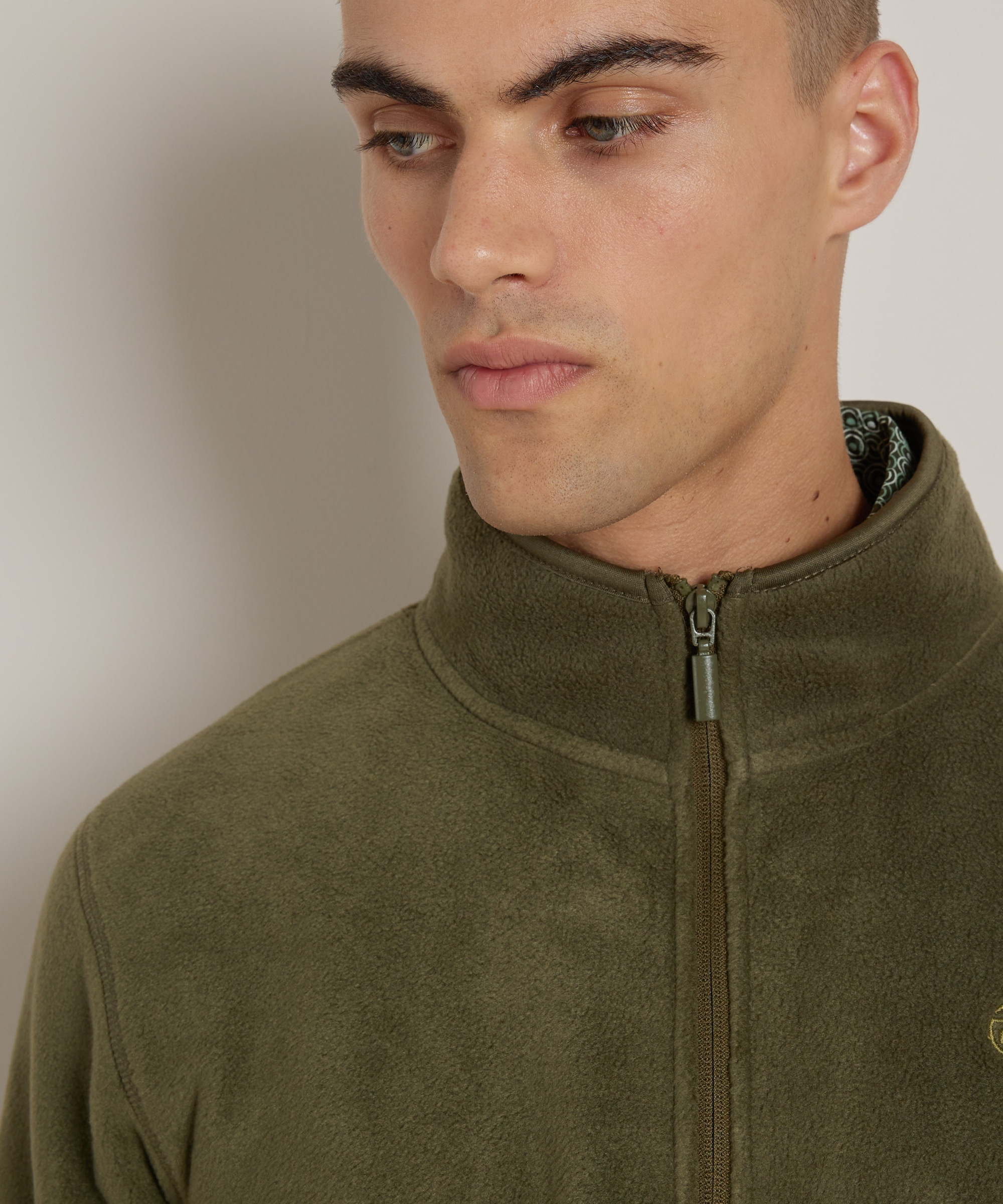 basic fleece trui