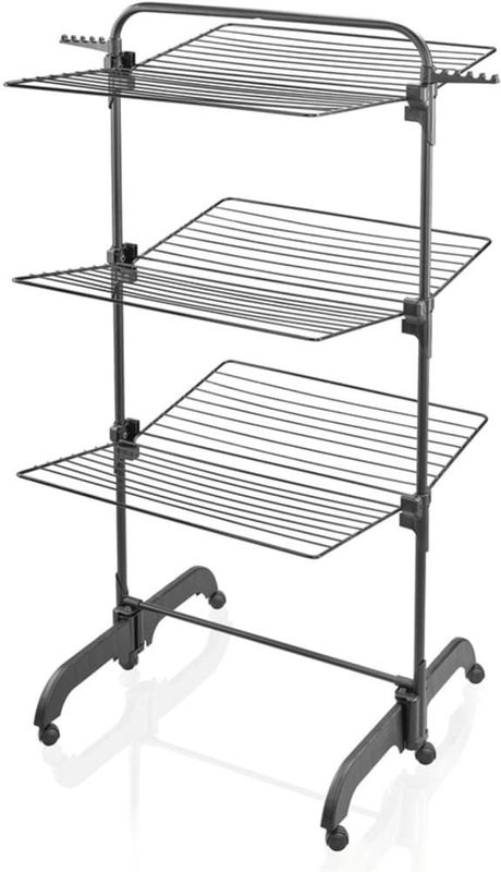 Leifheit - Comfort Tower 420 - Droogrek - Zwart - Metaal