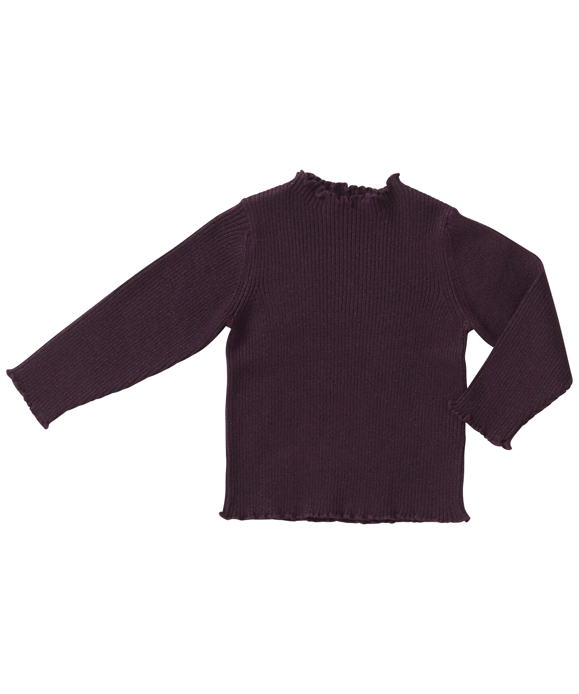 glitter rib trui