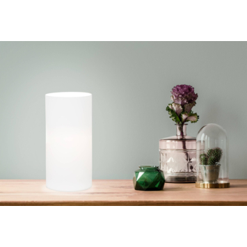 Eglo tafellamp Geo wit glas klein