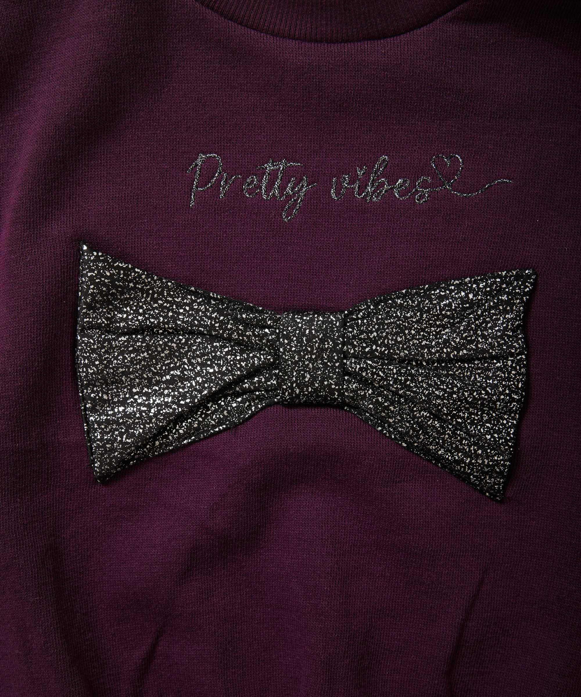 trui met glitterstrik