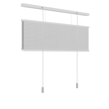 KARWEI dubbel plisségordijn lichtdoorlatend wit (kleurnr. 6001) 60x180 cm (bxh)