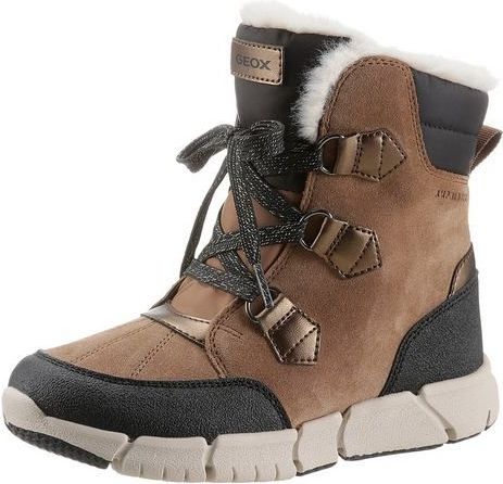 Geox - J FLEXYPER GIRL B - Enkellaarsjes - Zwart - Leer