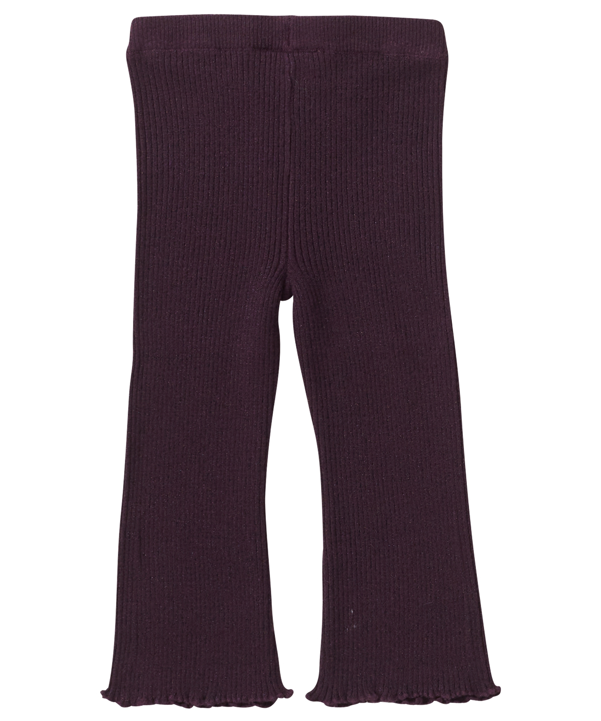 flared fit rib broek