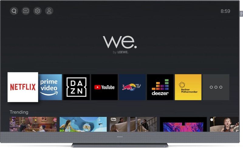 Loewe - We. SEE 43 - Smart TV - Zwart - Ultra HD