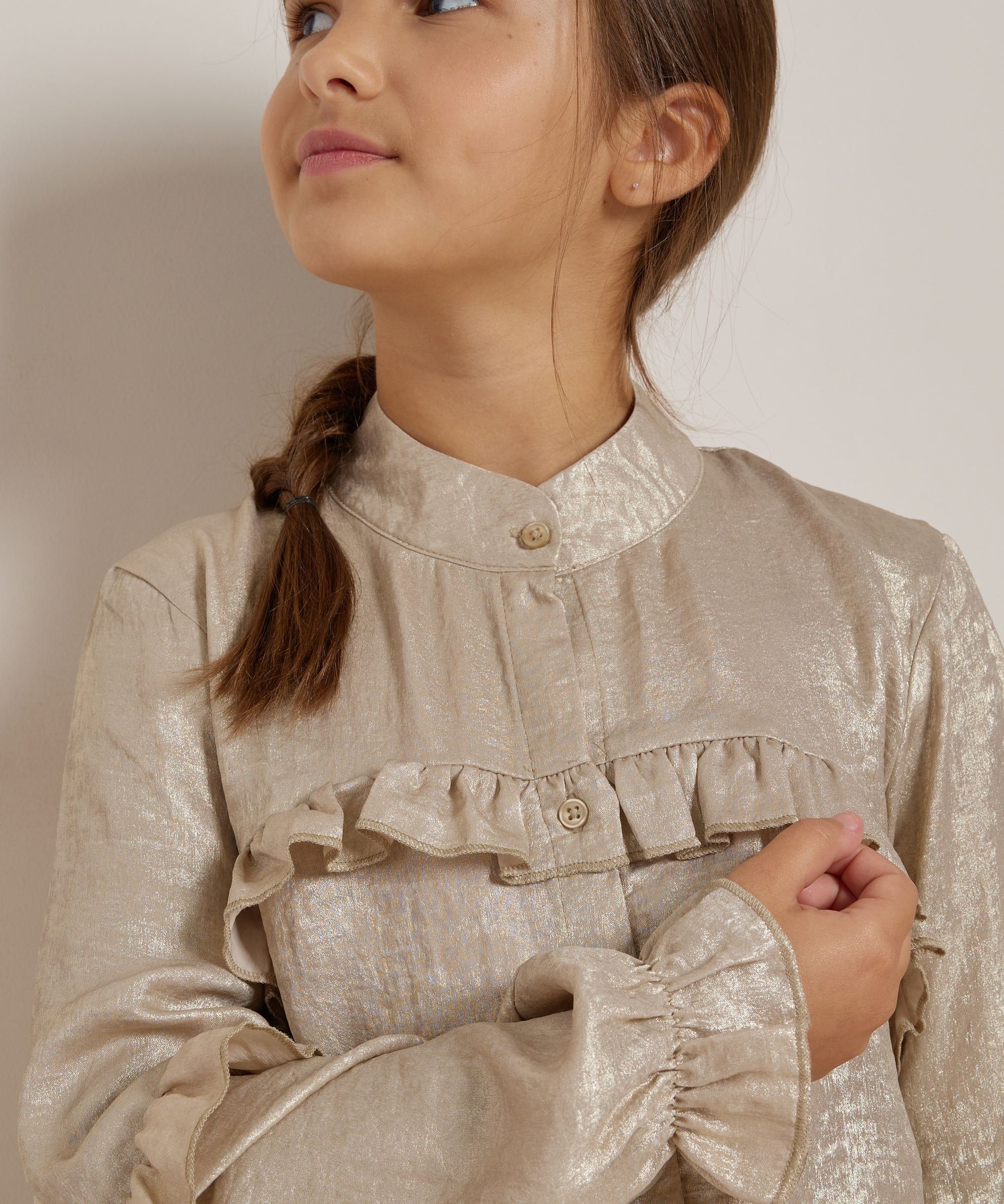 blouse met ruches