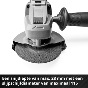 Einhell 18V slijptol / haakse slijper 115mm TE-AG 18/115-2 LI (zonder accu)