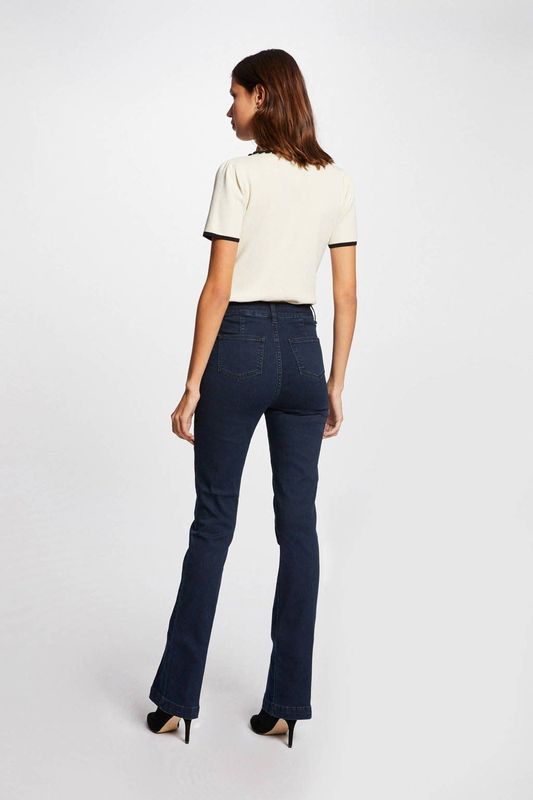 Morgan - 221-PSVEN - Jeans - Donkerblauw - Flared - High Waist