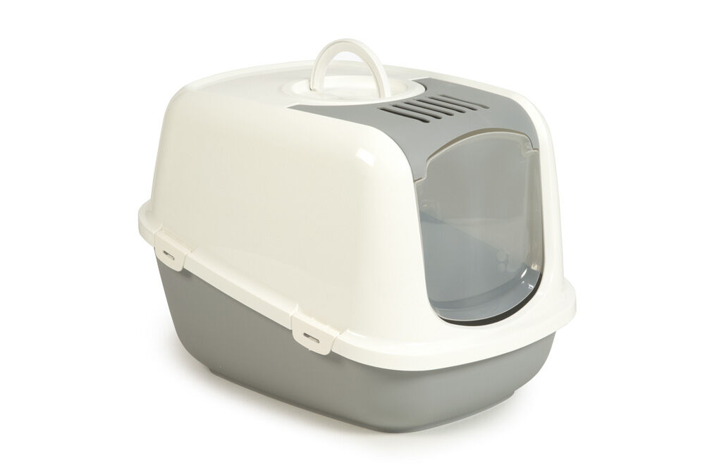 Savic Nestor Jumbo - Kattentoilet - Wit grijs - 10x10x10 cm