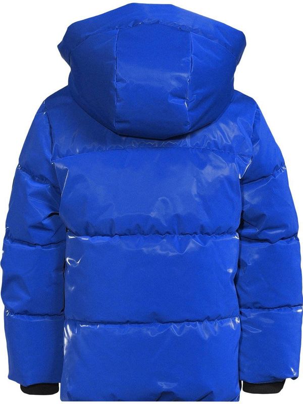 Coolcat - Jessy - Gecoate Pufferjas - Blauw - Met Capuchon en Ritssluiting