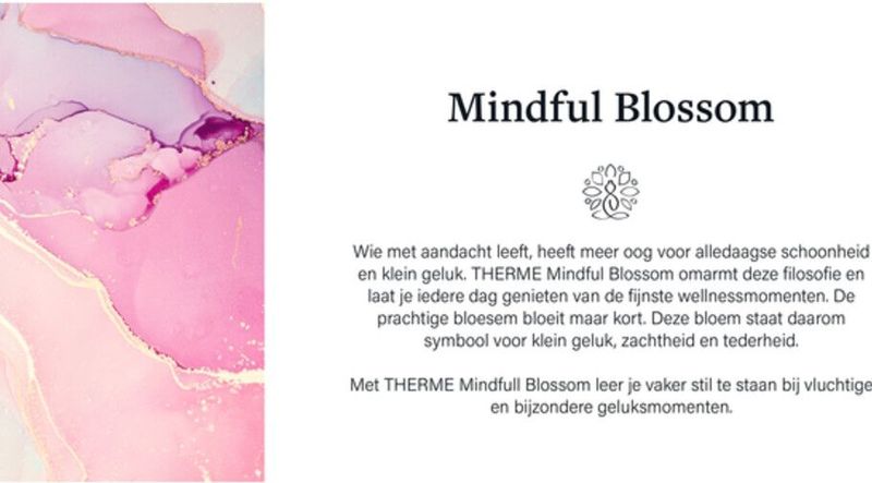 Therme - Mindful Blossom - Wellness Geschenkset - 3 Stuks