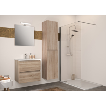 Atlantic by Allibert badmeubelset Emma 60 cm 2 lades hout