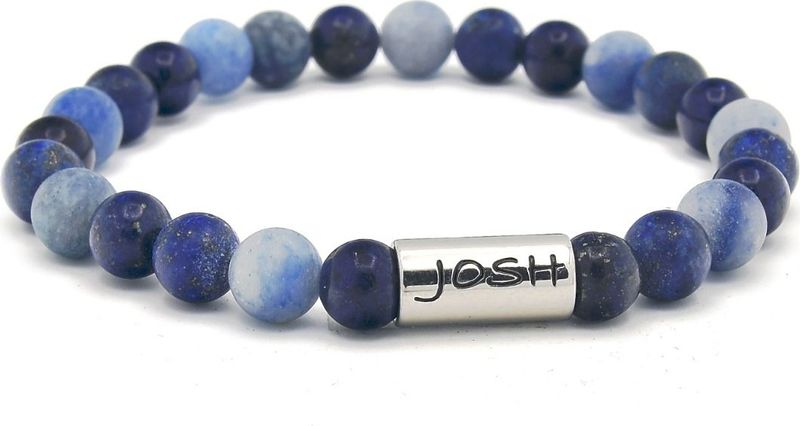 Josh - Armband - Blauw - Heren