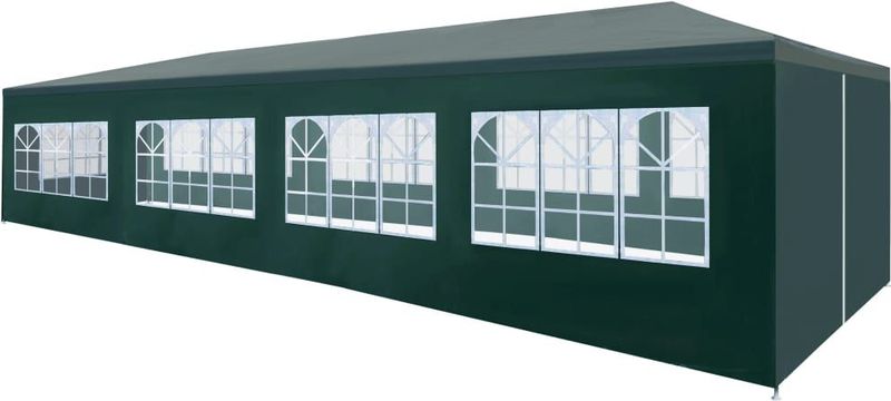 Partytent - Groen - PE en Staal - Inclusief Montagematerialen