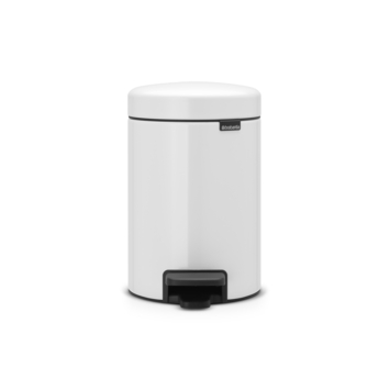 Brabantia NewIcon pedaalemmer wit kunststof 3 L