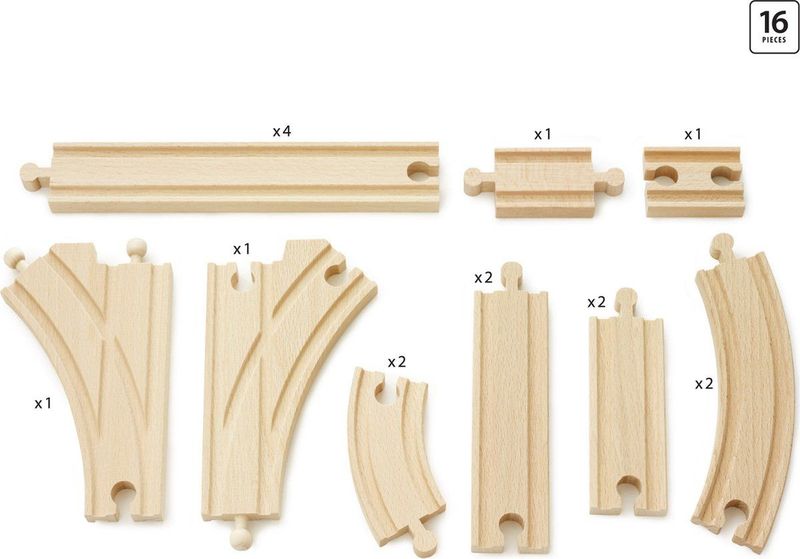 BRIO Midi rails uitbreidingsset - 33402