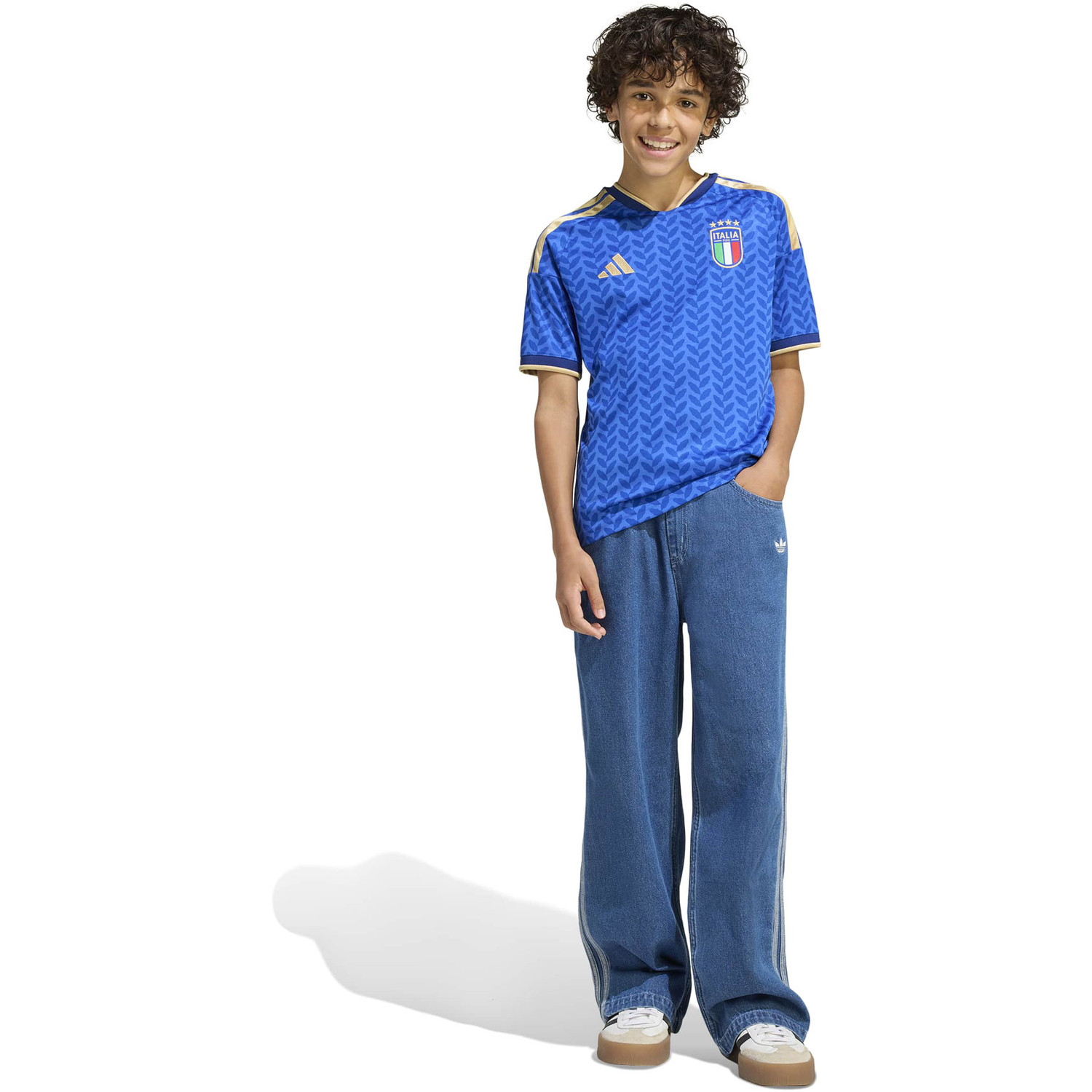 adidas Italië Thuis Shirt Kids WK 2026