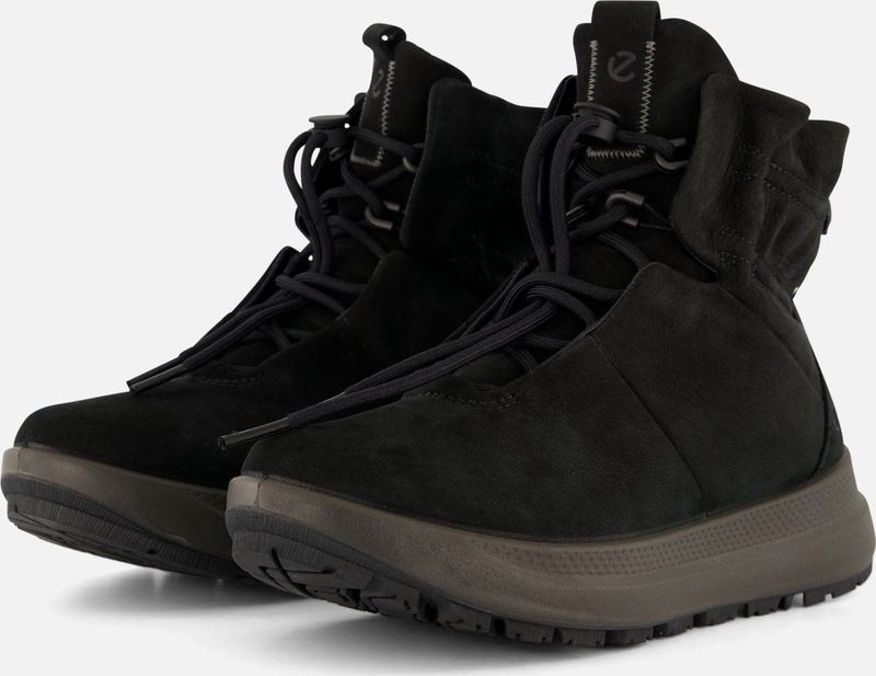 ECCO - Solice - Laarzen - Zwart - Nubuckleer - GORE-TEX