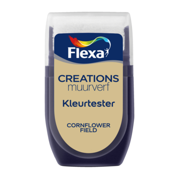 Flexa Creations muurverf kleurtester mat cornflower field 30 ml