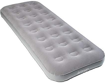 Luchtbed - Dubbel - Grijs - PVC - Opgeblazen 191x137 cm
