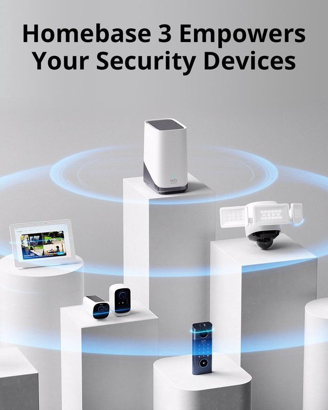 eufy Video Doorbell E340 + HomeBase 3 S380 - Bundelvoordeel