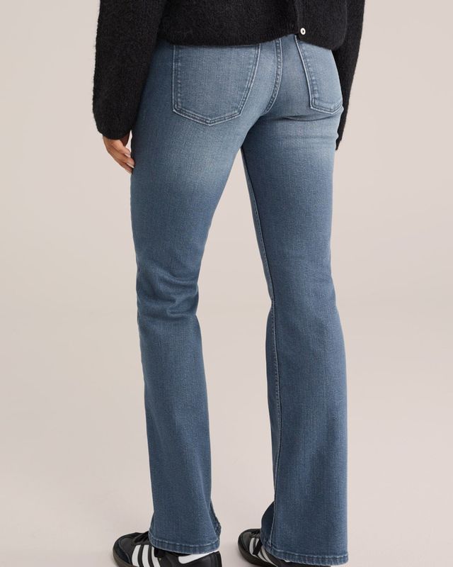 WE Fashion - Blue Ridge - Flared Jeans - Medium Blue Denim