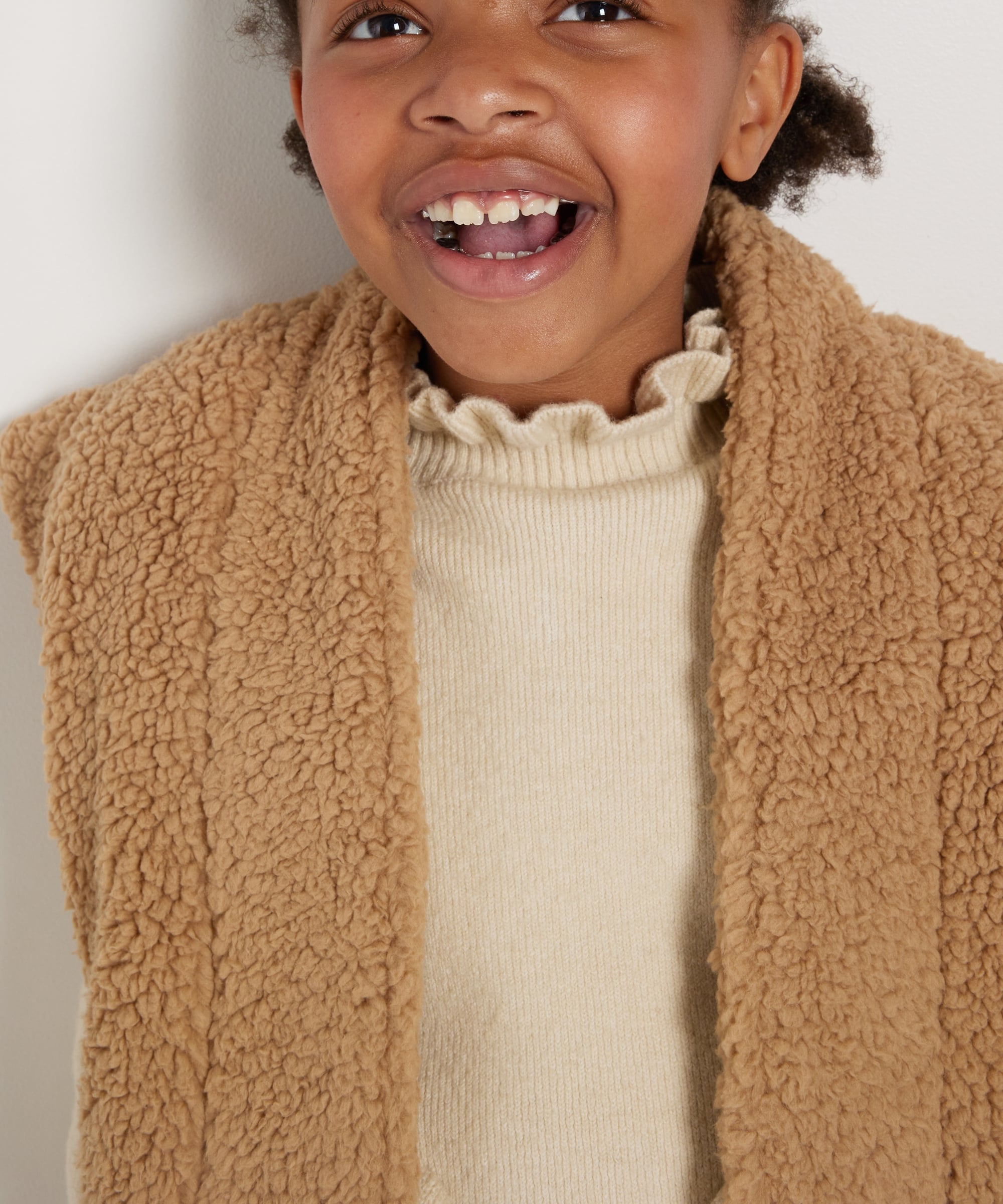 teddy gilet