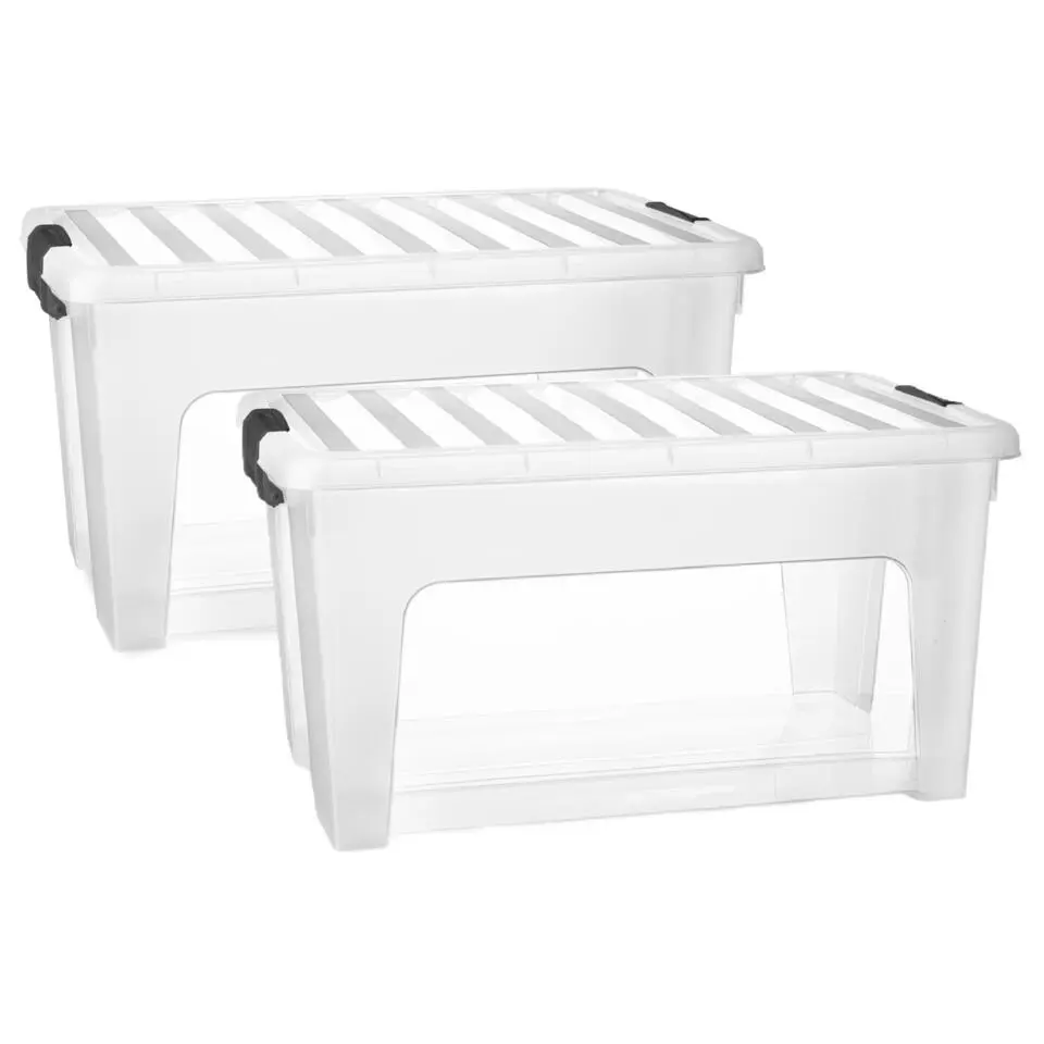 Plasticforte Multi Storage Opslagbox - transparant - 36L
