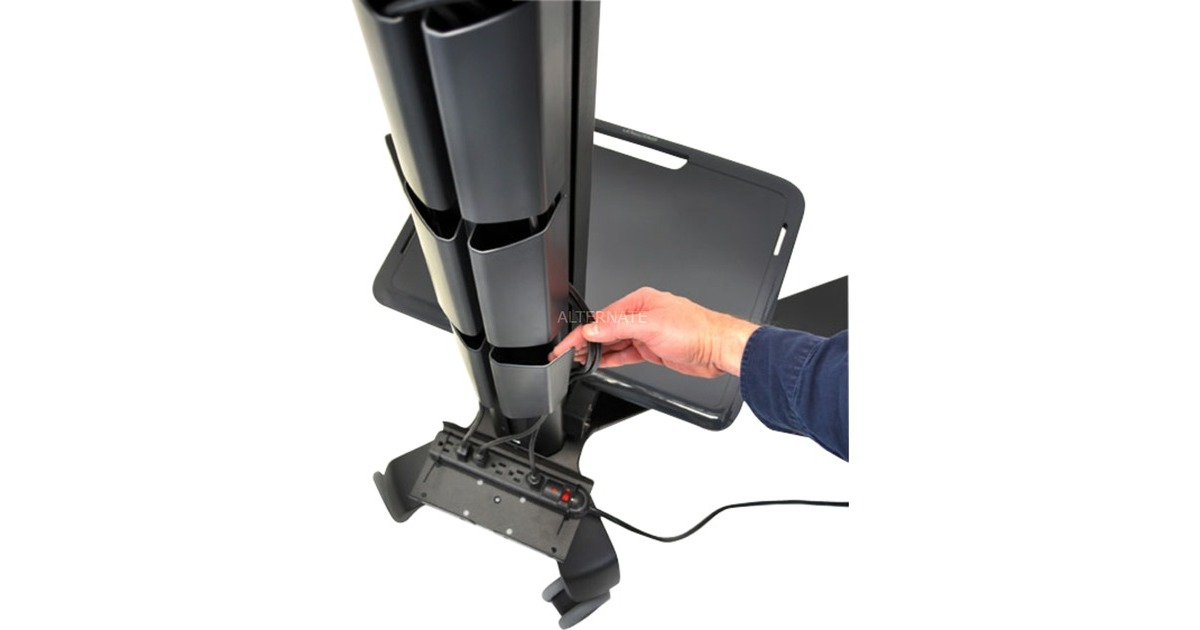 ErgotronNeo-Flex Mobile MediaCenter UHD voet  (Zwart)