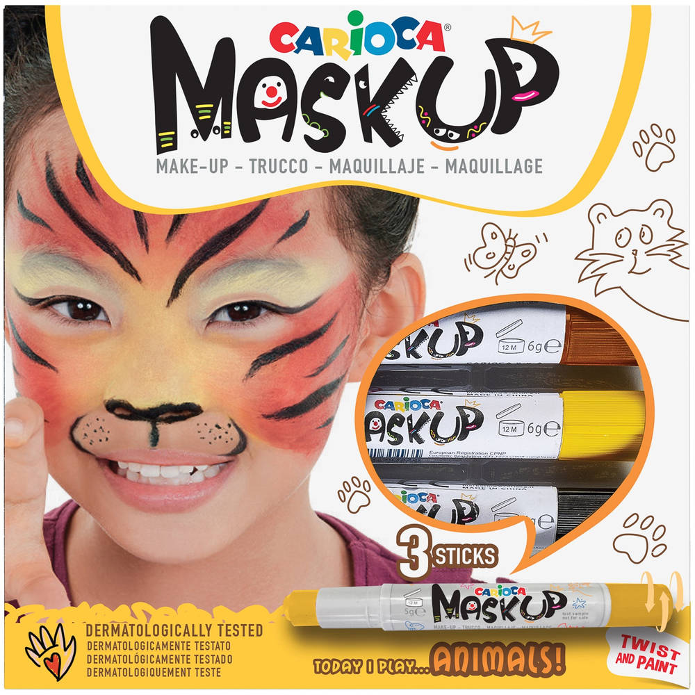 Carioca Mask Up schminkstiften dieren
