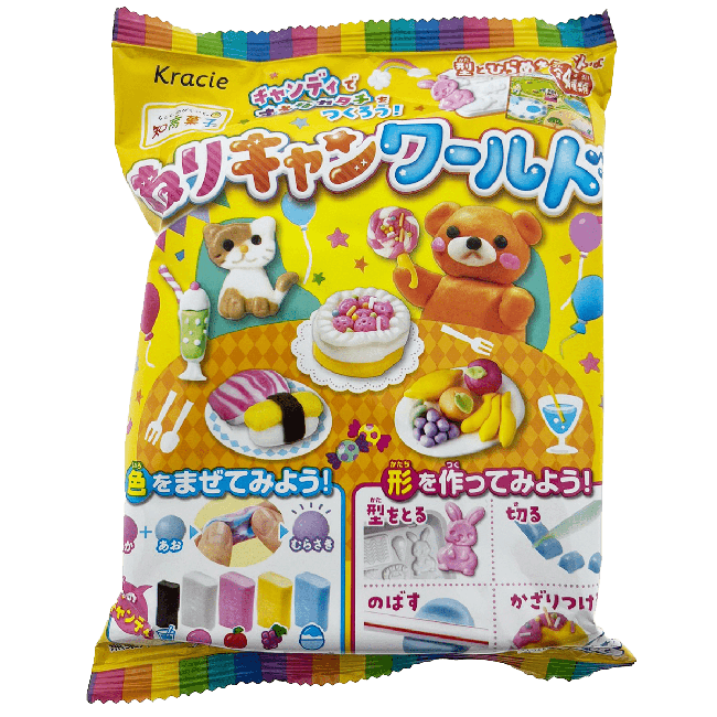 Kracie Nerican World DIY 42g (Kat & Beer Figuren)