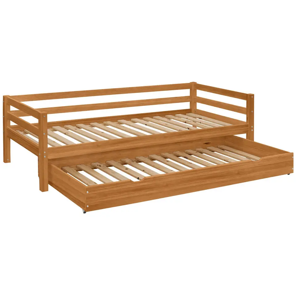 Alpi - Bed met bedlade 90x200 cm in grenen
