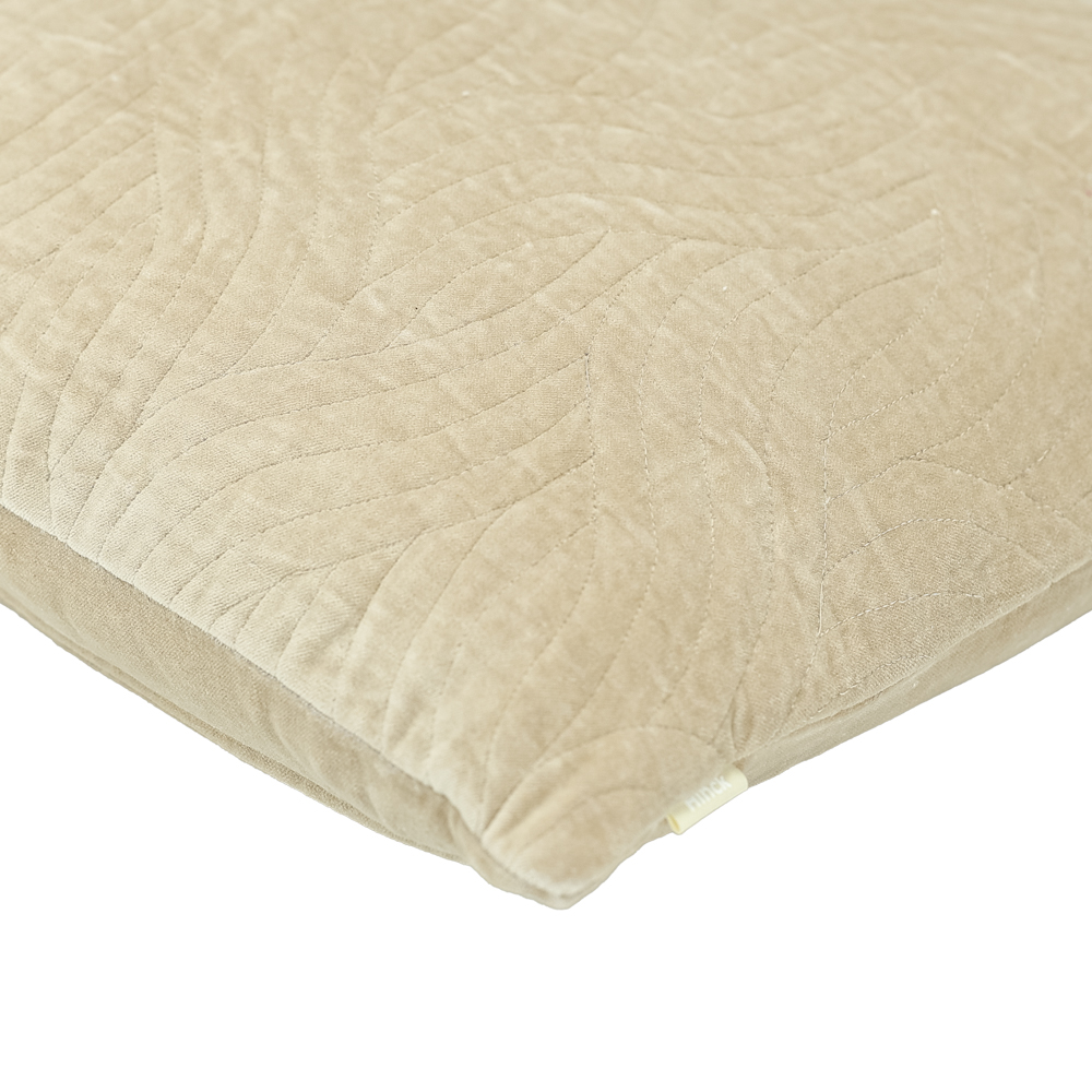 Sierkussen Curve velours natural 45x55 cm