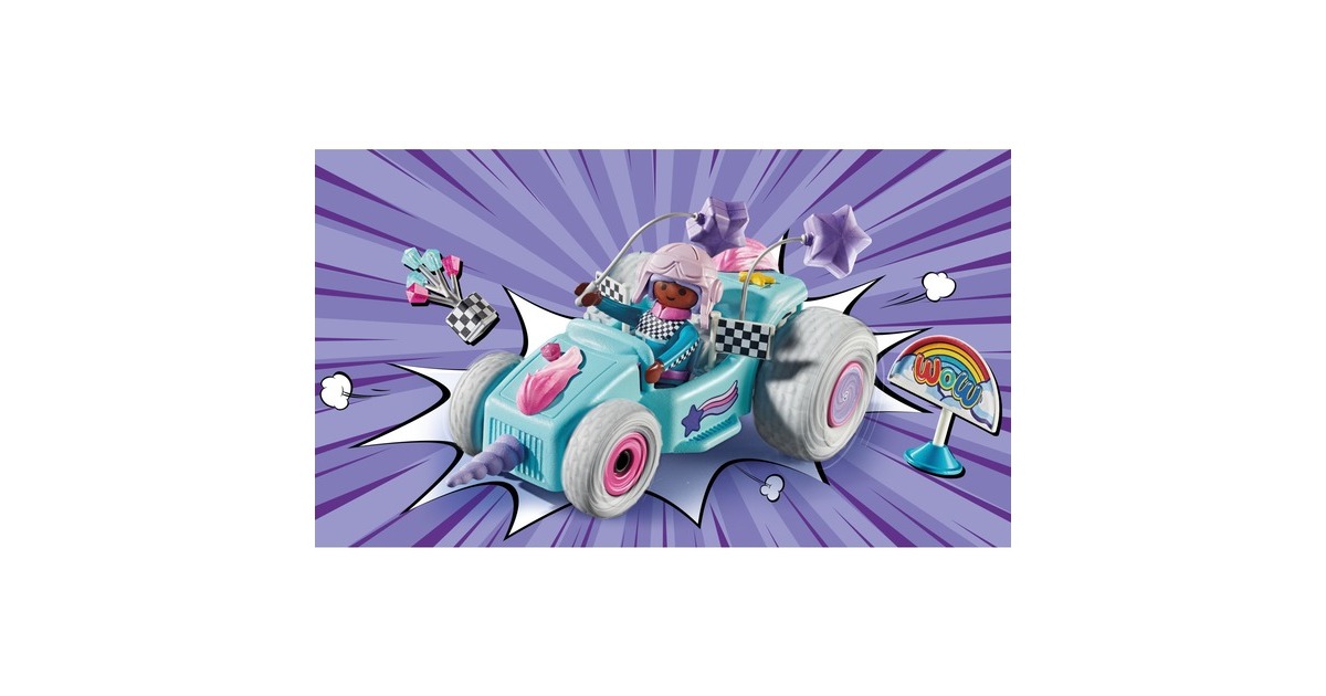PLAYMOBILFunstars - Racing Unicorn Constructiespeelgoed  (71635)